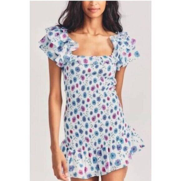 *NWT LoveShackFancy Kodie Dress in Deep Cotton Candy - Picture 1 of 12